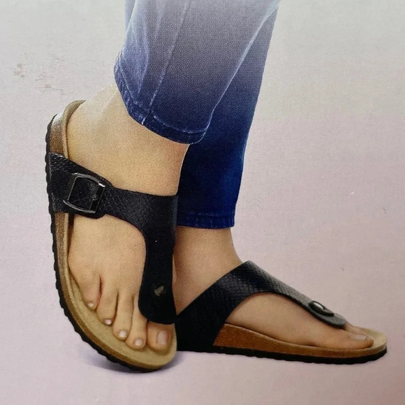 Serra Shoes - Serra ladies cork footbed sandals Sz 10 • NWT